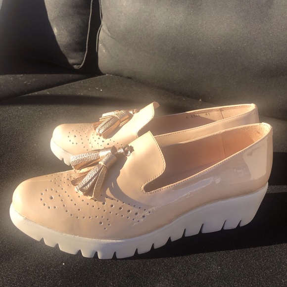 Womens wondersfly leather slip on shoe, neutral colour size 41 - Picture 3 of 5